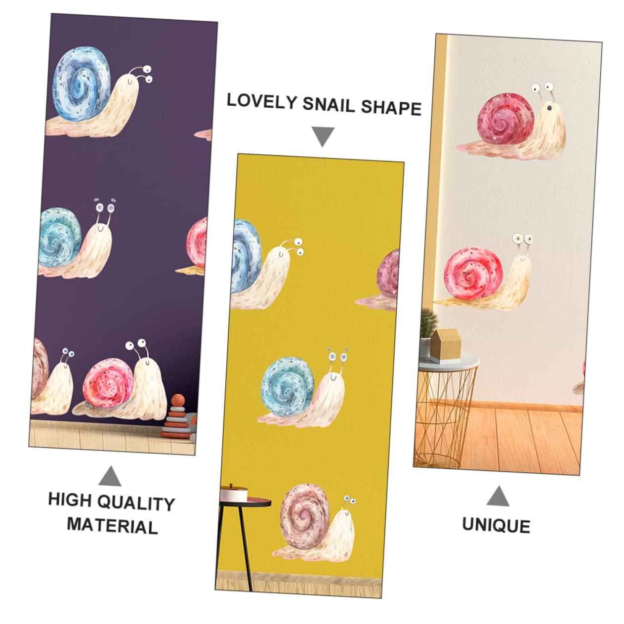 Наклейки на стену Homoyoyo Snail ПВХ 2 шт, фото №4