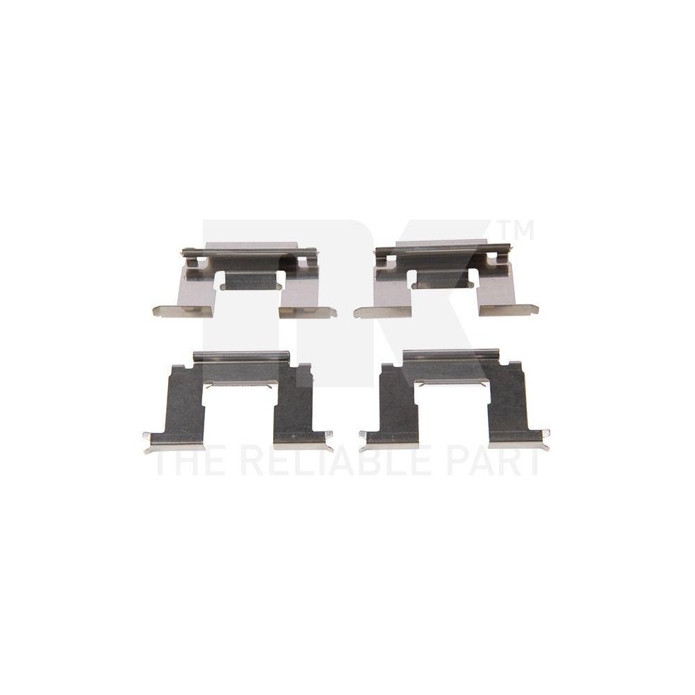 Монтажний комплект гальмівних колодок NK 7922064 для NISSAN, передня вісь, фото №1