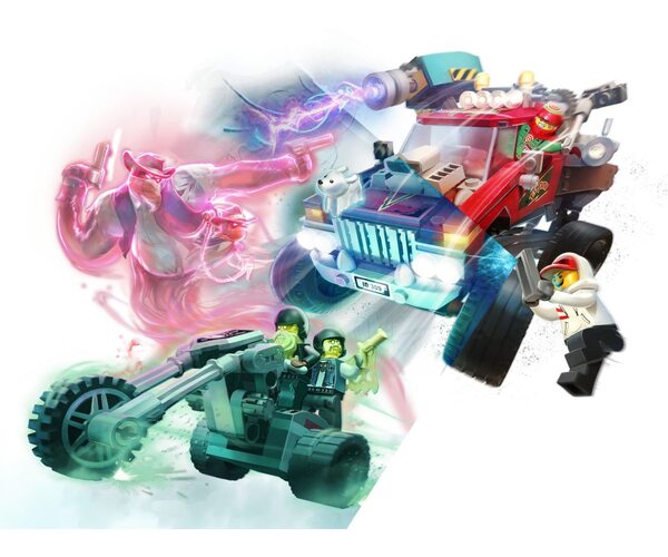 Дизайнер LEGO Hidden Side Трикутний вантажівка Ел-Фуего 70421, фото №6