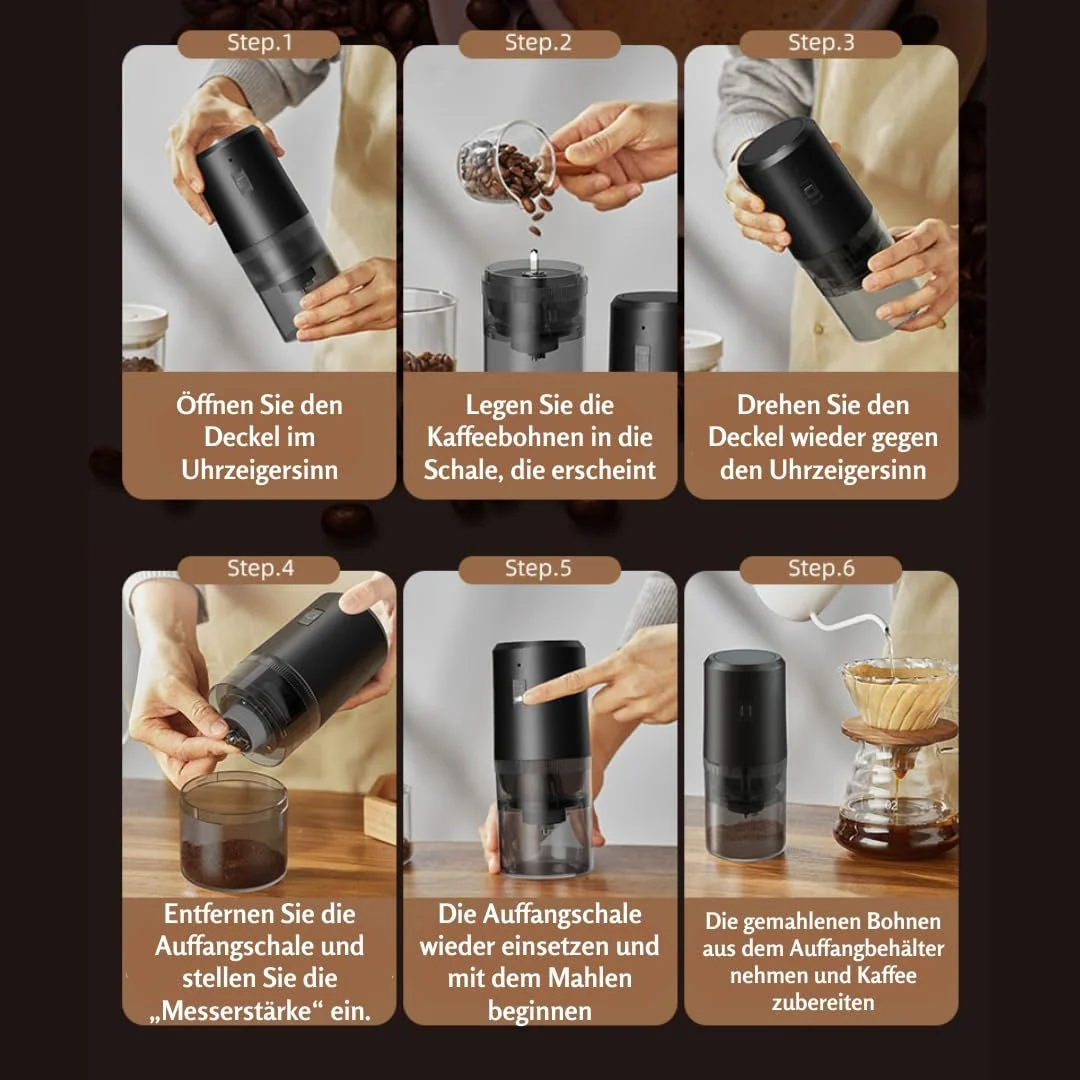 Електрична кавомолка Recalma Variable Grinder Black, фото №7