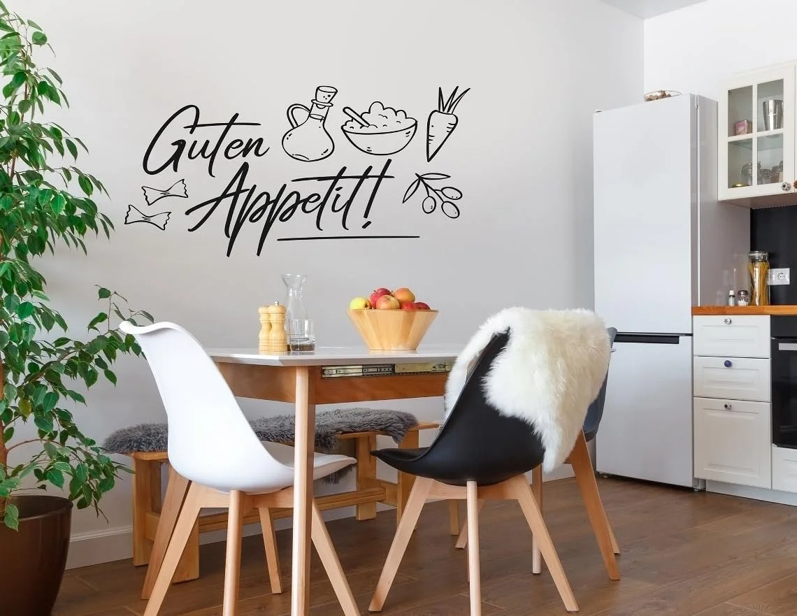 Наклейка на стіну tjapalo A35 Good Appetit 80 x 38 см Dark Grey, фото №3 Наклейка на стіну tjapalo A35 Good Appetit 80 x 38 см Dark Grey, фото №3