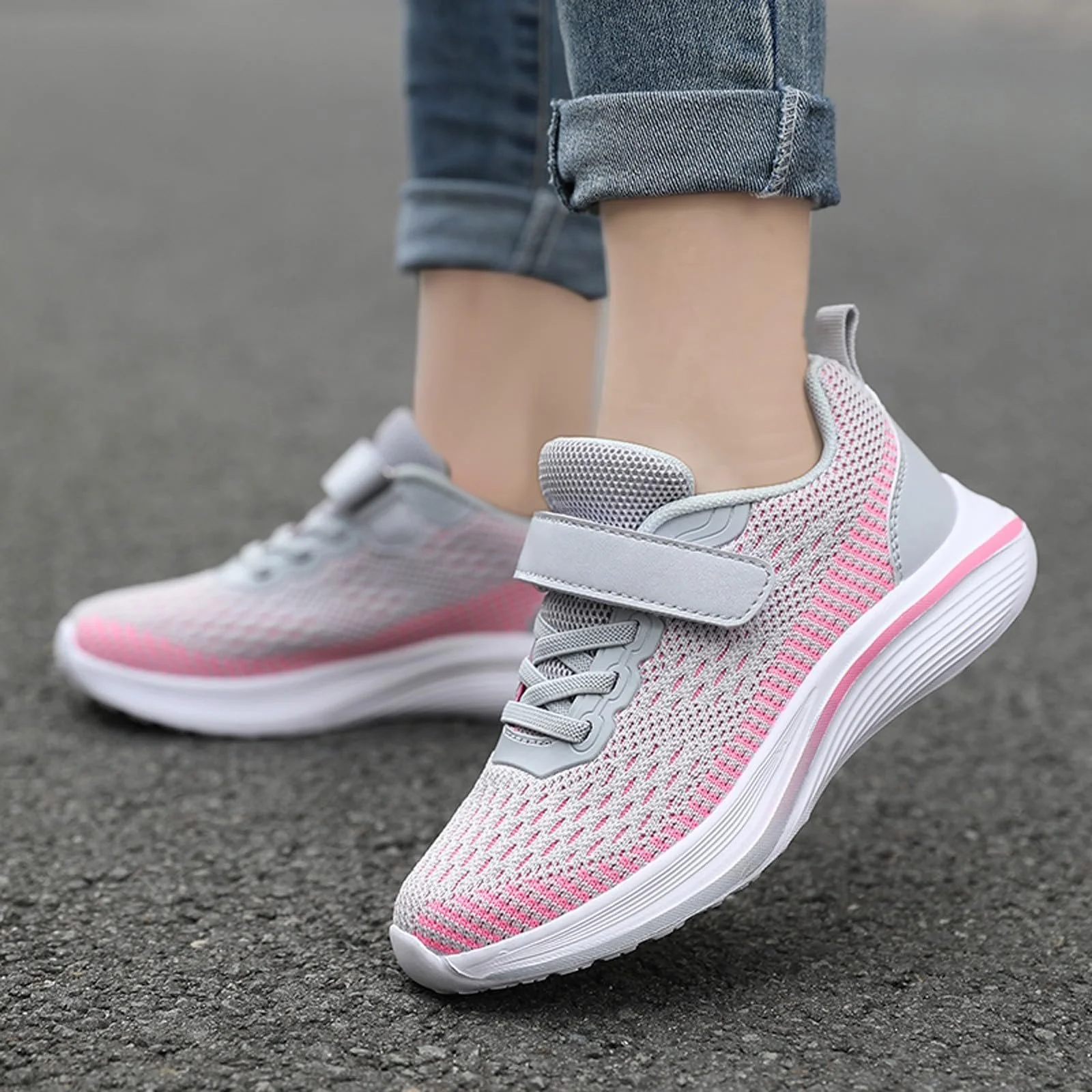 Кроссовки Унисекс Детские Спортивные Дышащие Сетчатые для Бега, фото №3