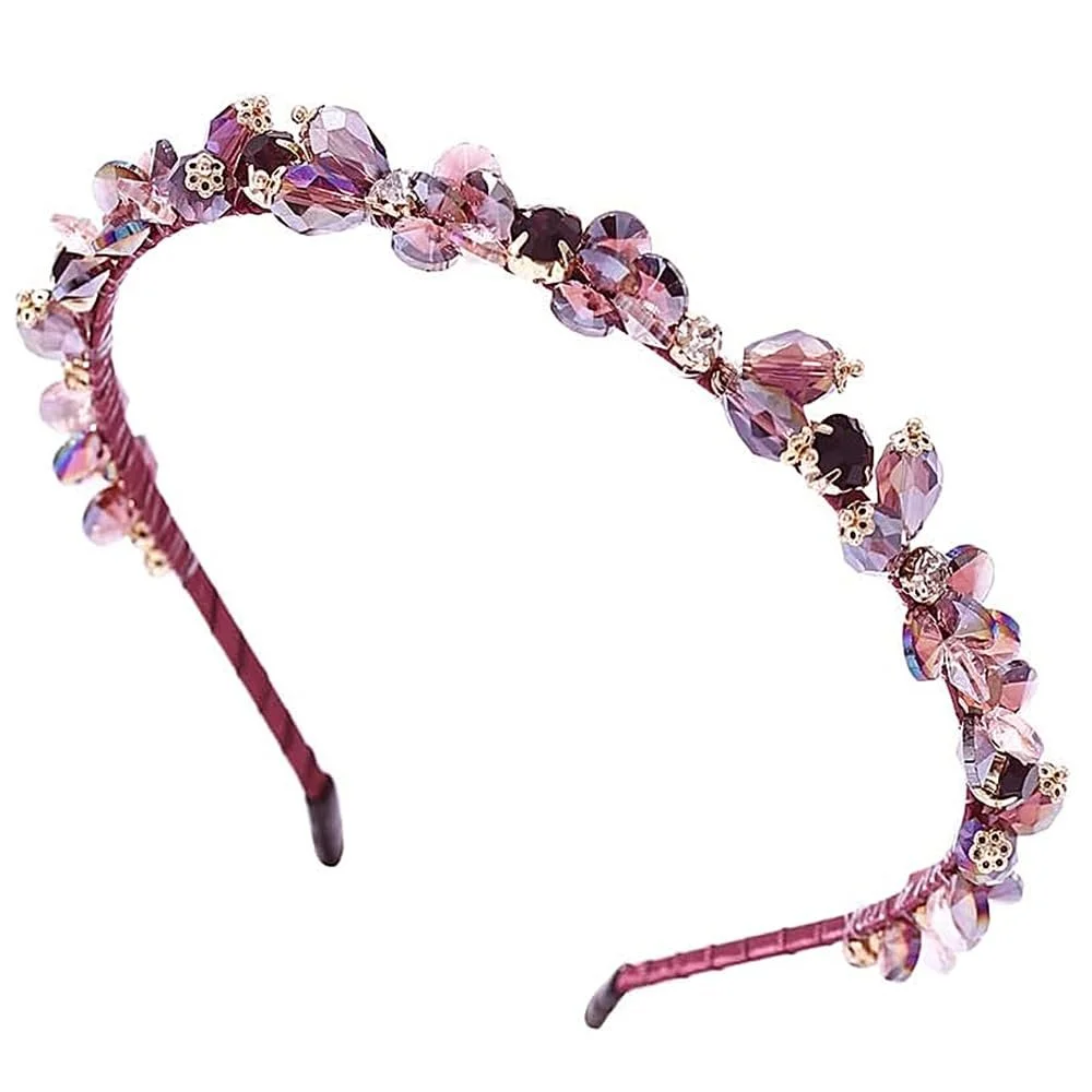 Обруч для волосся зі стразами Модний, фото №1