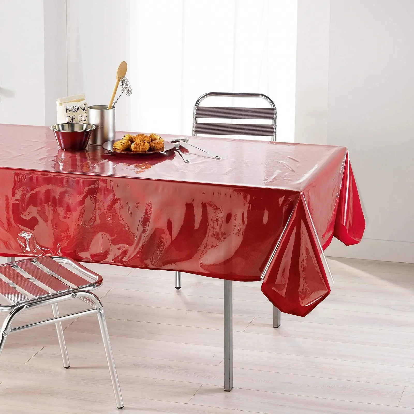Скатертина Décor Ligne Nappe Cristal 1710281 140 x 240 см Прозора, фото №1