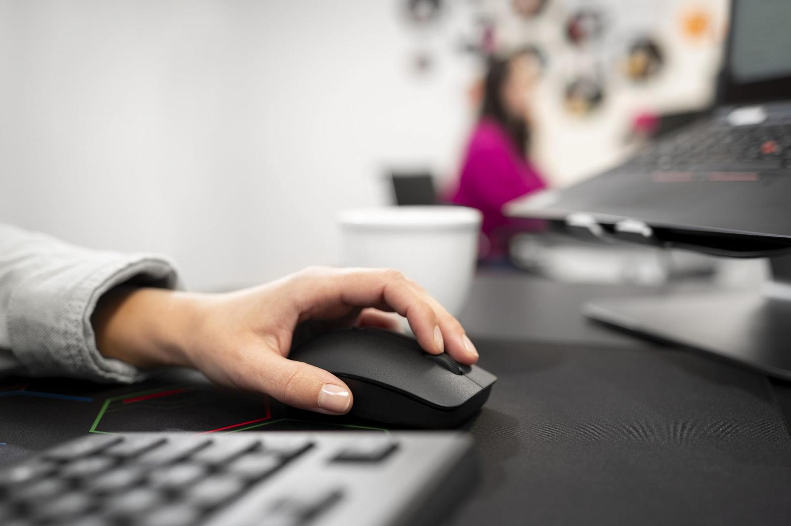 Миша Бездротова CHERRY MW 2400 Симетричний дизайн для правшів та лівшів 2,4 GHz Радіо Оптичний датчик Чорний, фото №4