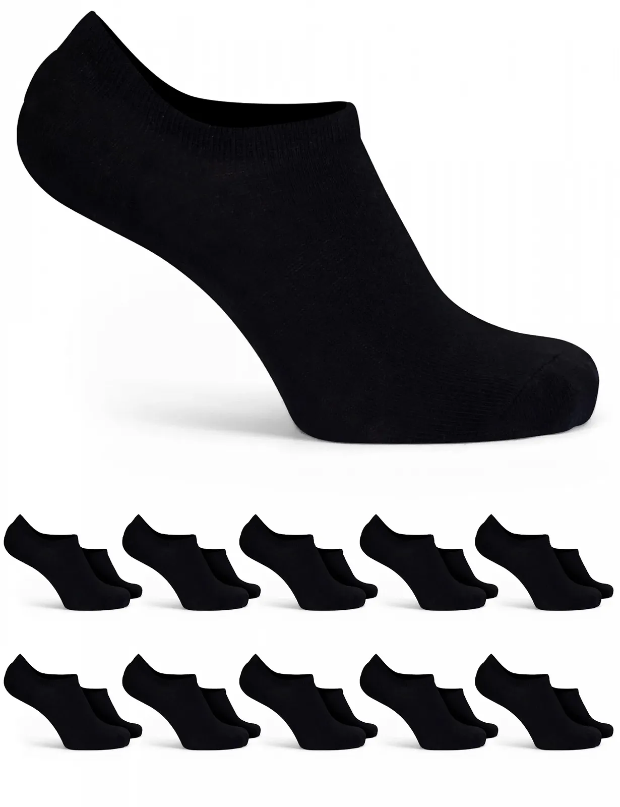 Шкарпетки Basic Treasure, 10 пар, з нековзним силіконом, фото №1 Шкарпетки Basic Treasure, 10 пар, з нековзним силіконом, фото №1