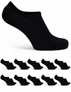 Носки Basic Treasure, 10 пар, с нескользящим силиконом для мужчин и женщин, короткие носки, черные или белые, спортивные носки, женские носки-следки - Фото 1