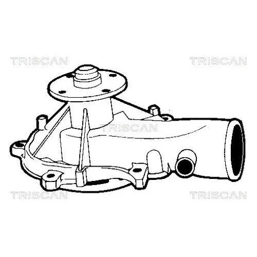 Насос водяной охлаждения двигателя TRISCAN 8600 24043 для OPEL VAUXHALL, фото №2 Насос водяной охлаждения двигателя TRISCAN 8600 24043 для OPEL VAUXHALL, фото №2