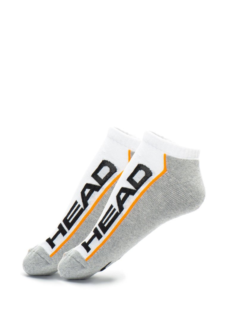 Носки Head Stripe Sneaker 2-Pack Белый, Серый 35-38, фото №1