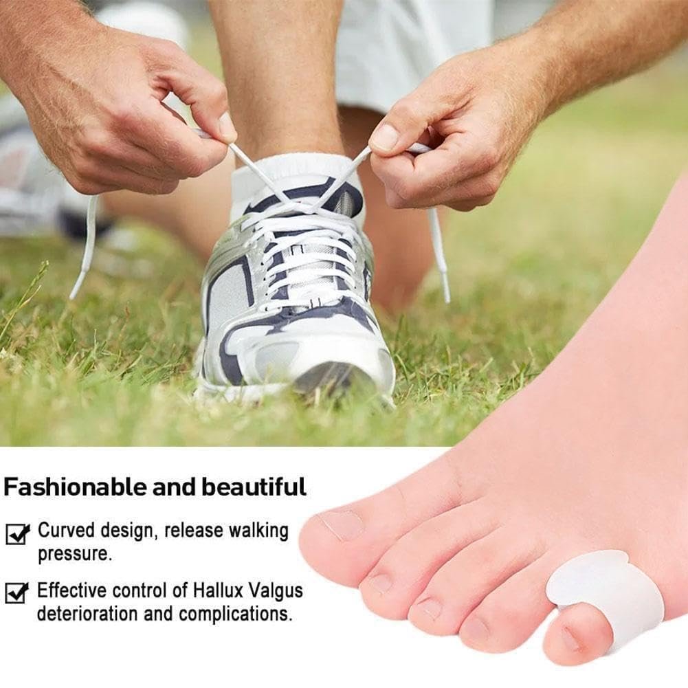 Разделители для пальцев ног Силиконовые Белые для коррекции эктропиона кости, фото №5