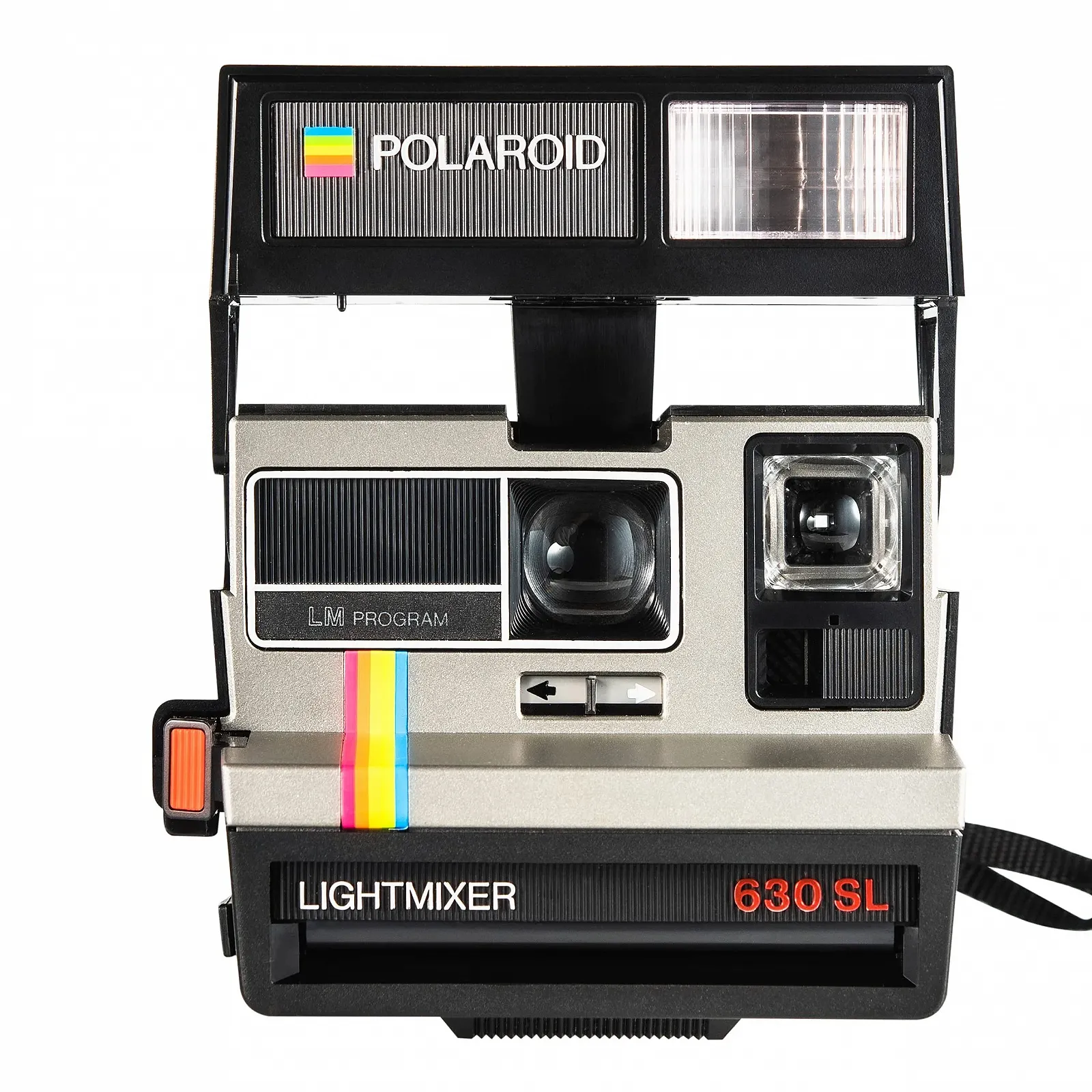 Фотокамера мгновенной печати Polaroid 600 630 SL Light Mixer Silver with Rainbow Stripes, фото №1