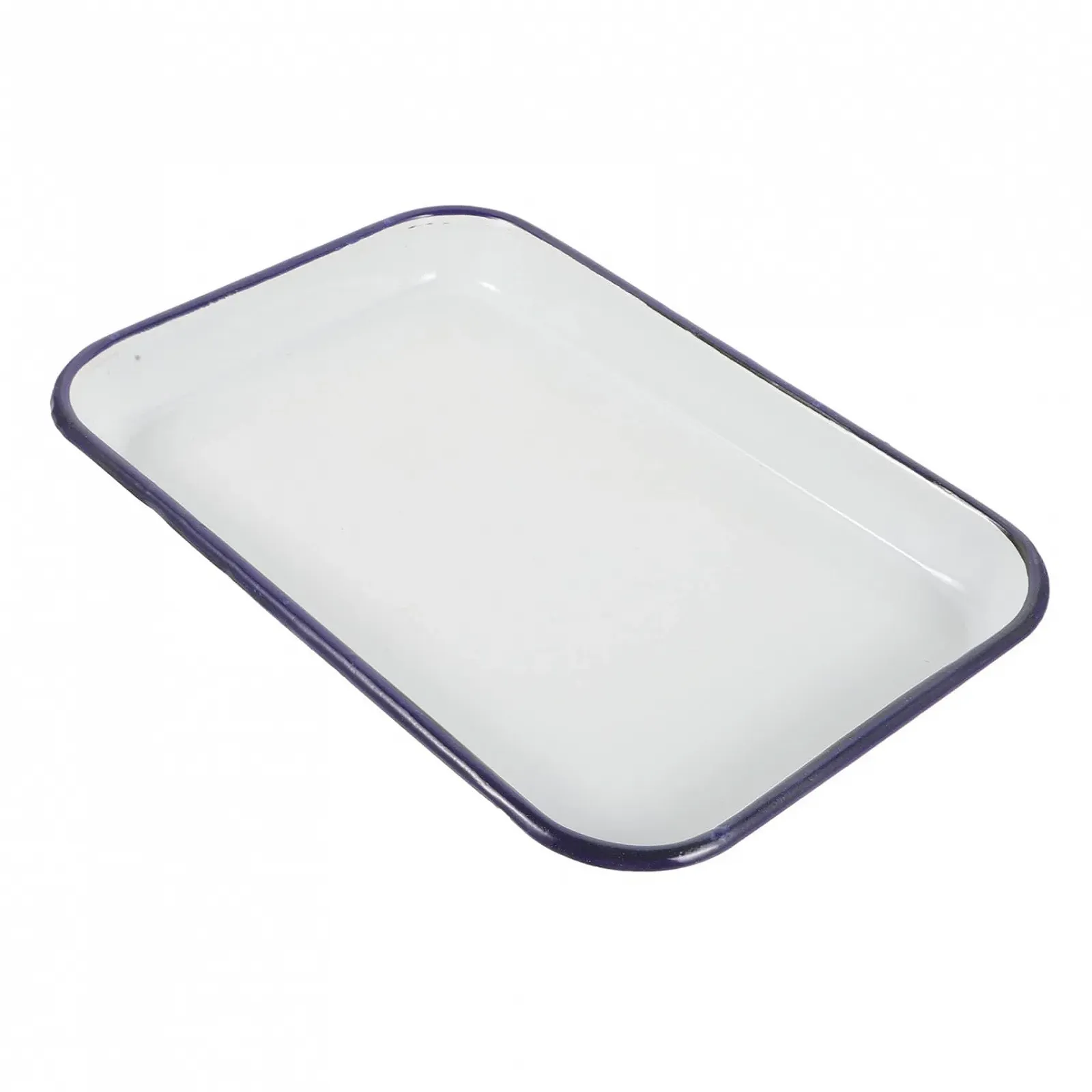 Противень для выпекания прямоугольный, эмалированный, устойчивый к царапинам, с антипригарным покрытием, фото №1