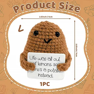 Фигурка Ficlwigkis Positive Potato Mini Gifts Positive Potato Gift для друга Карманное объятие Положительный картофель Подарок на день рождения Уходный подарок для коллег (B) цена на synthetic.ua - Фото 1 Фигурка Ficlwigkis Positive Potato Mini Gifts Positive Potato Gift для друга Карманное объятие Положительный картофель Подарок на день рождения Уходный подарок для коллег (B) synthetic.ua - Фото 1