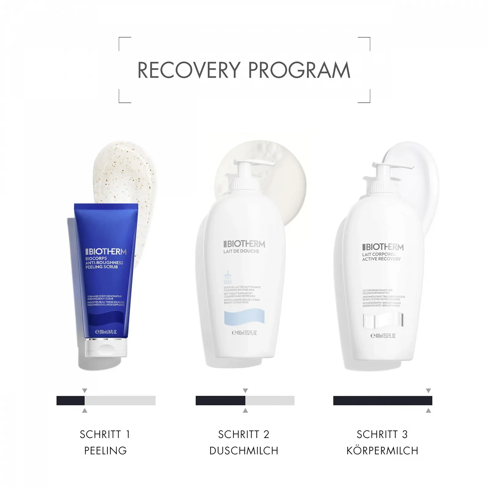 Лосьйон для тіла Biotherm Lait Corporel Active Recovery для інтенсивного зволоження для всіх типів шкіри, 400 мл, фото №6