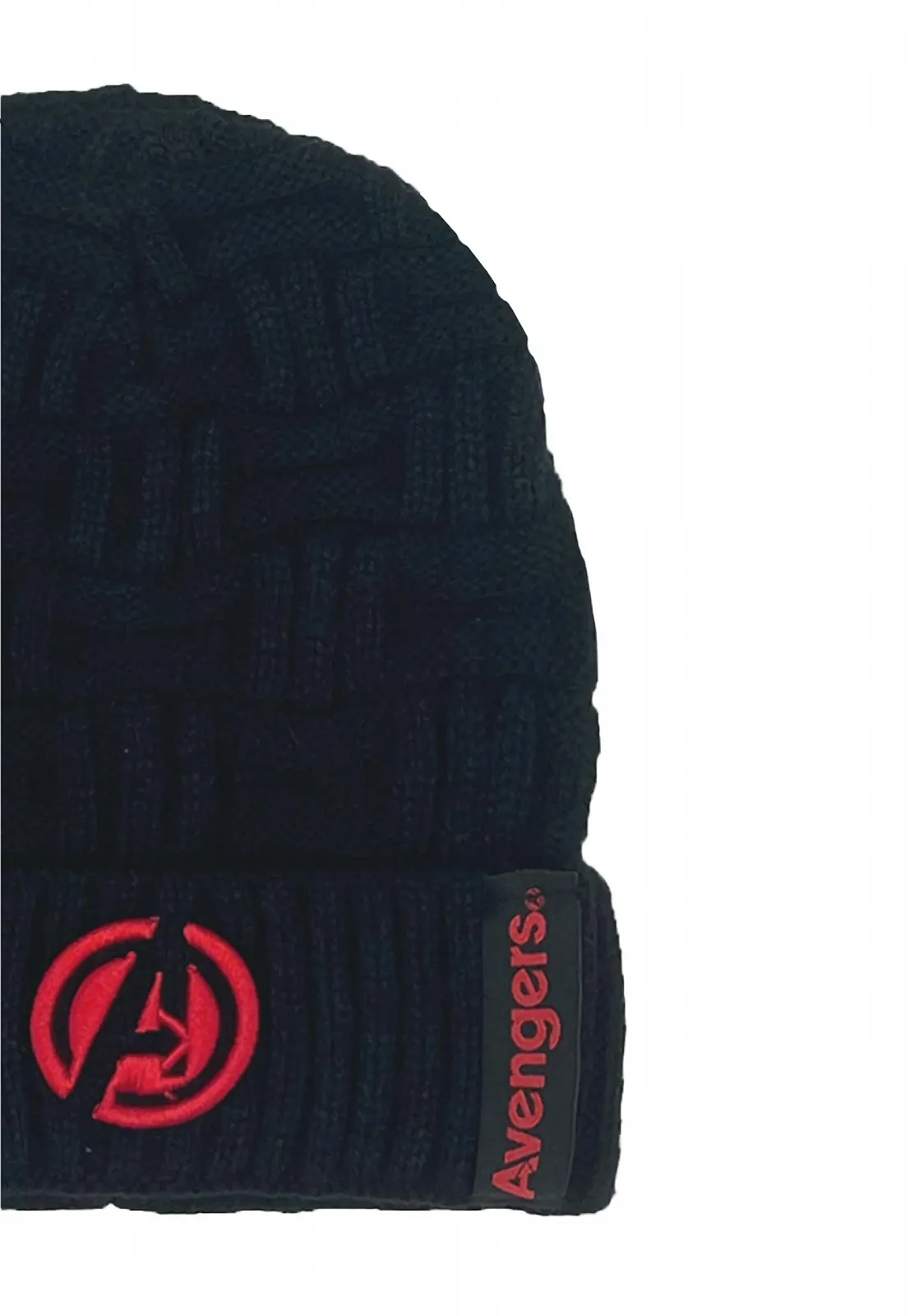 Шапка Marvel Avengers Детская, черная, фото №3 Шапка Marvel Avengers Детская, черная, фото №3