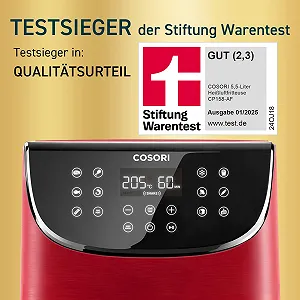 Мультипіч Cosori XXL CP158-AF 5.5 л 1700 Вт 11 програм Чорний synthetic.ua - Фото 1