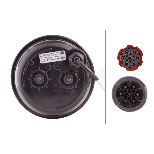 Задний фонарь HELLA 2SD 013 155-011 для DAF, левый, правый, фото №2