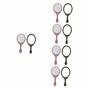 Купить Зеркало Angoily Portable Make-Up Pack of 10 Retro Handle Travel ABS Small Hand Oval - Фото 1 Зеркало Angoily Portable Make-Up Pack of 10 Retro Handle Travel ABS Small Hand Oval - Фото 1