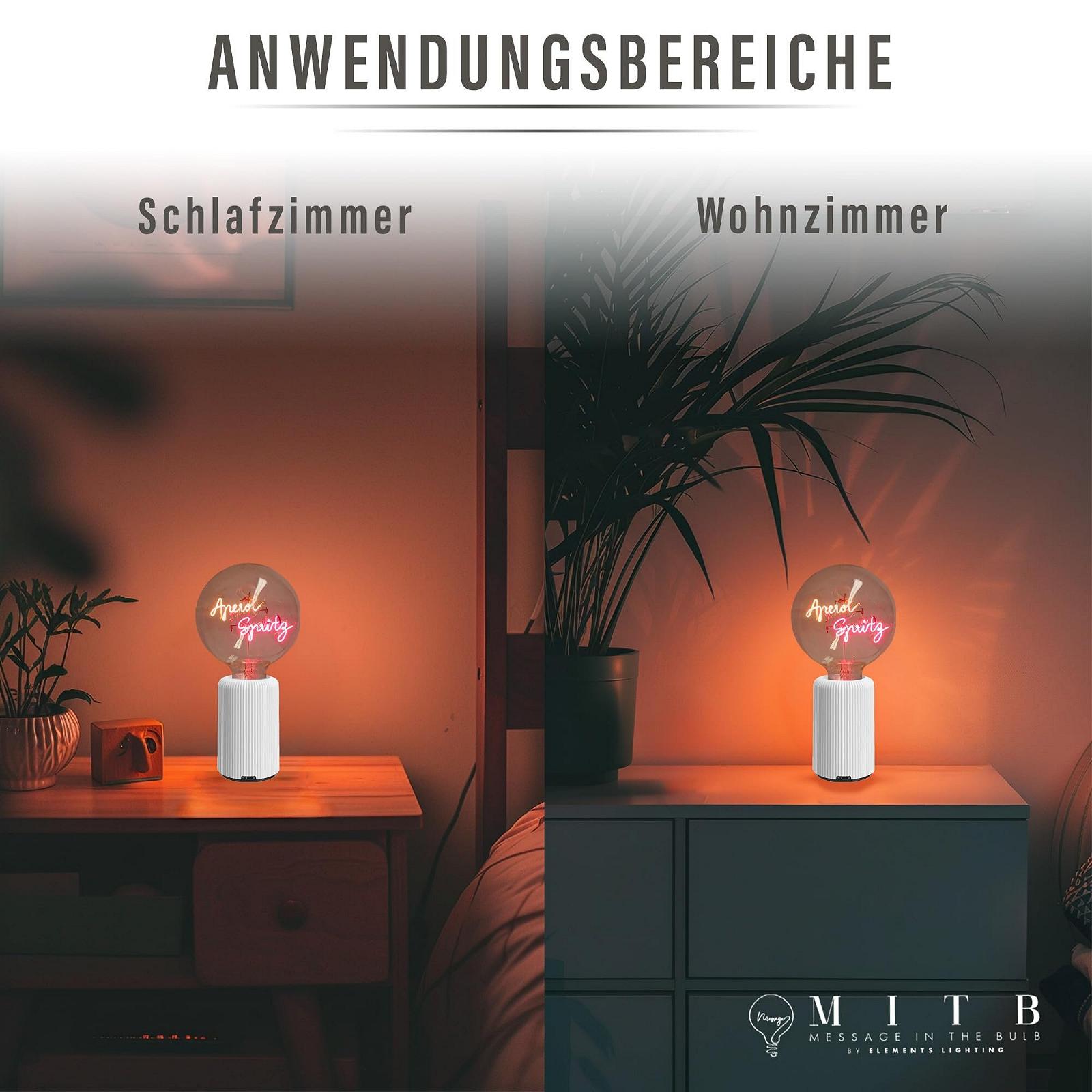 Основание для лампы Elements Lighting Fitz E27 11 см аккумуляторное Белое, фото №5