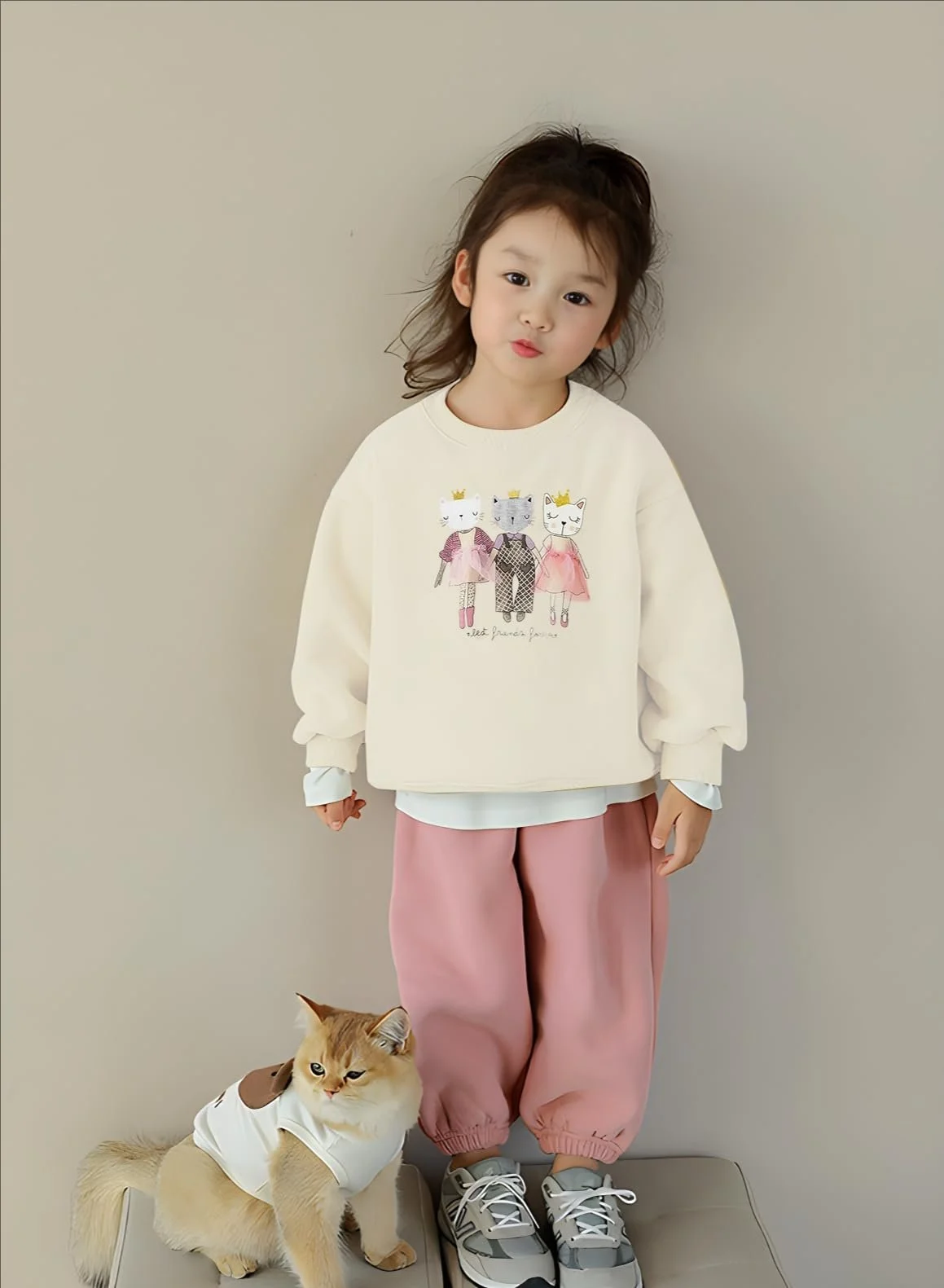 Світшот Gumyoss для дівчат, дитячий бавовняний, фото №6