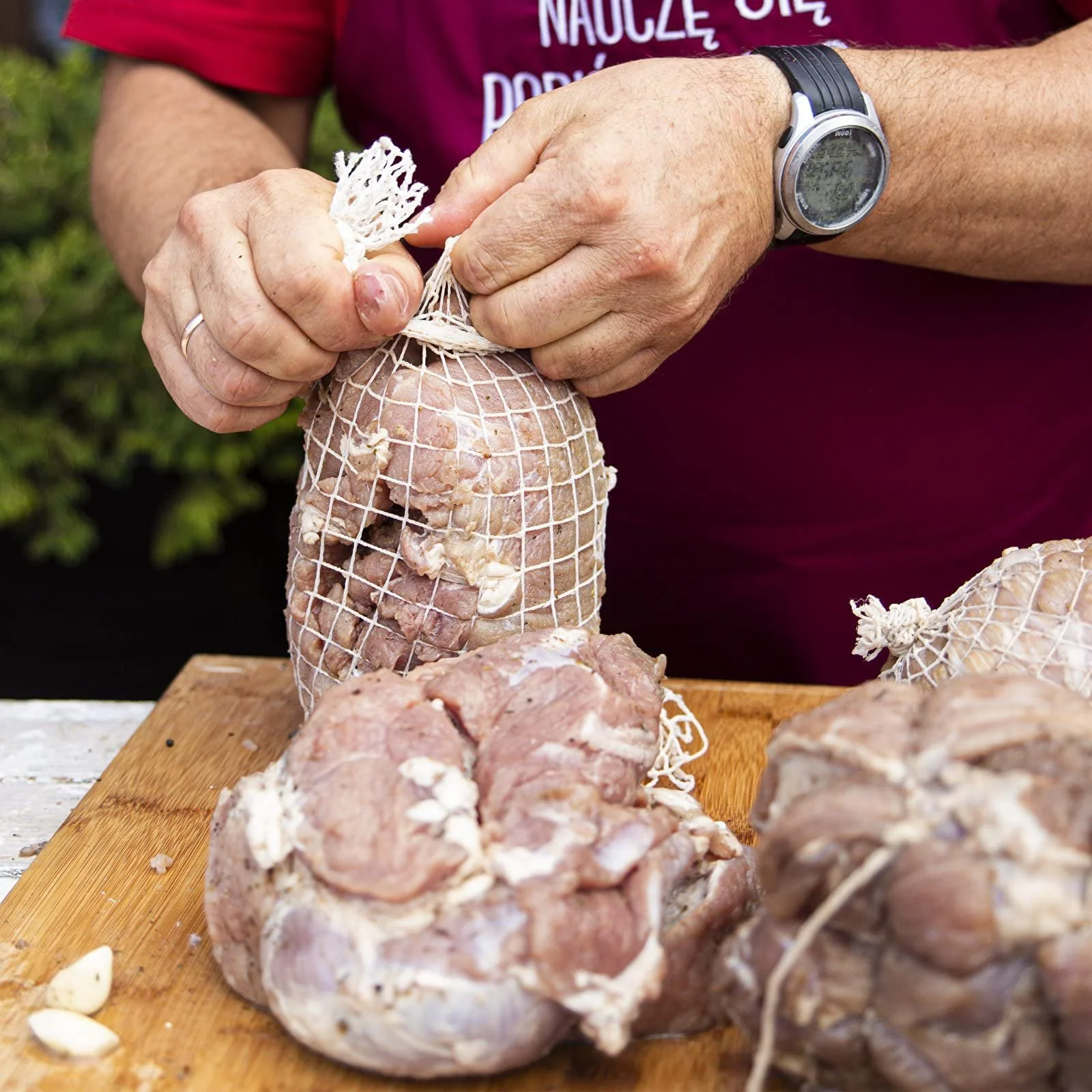 Сетка для мяса MEAT NET 125/36 10 м для копчения и запекания, фото №4 Сетка для мяса MEAT NET 125/36 10 м для копчения и запекания, фото №4