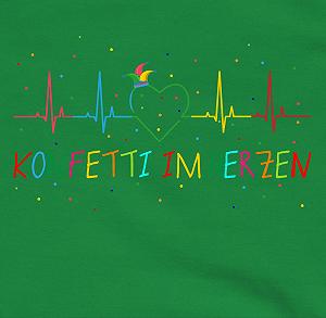 Толстовка Shirtracer Детский свитер для мальчиков и девочек - Карнавал - Конфетти в сердце, сердцебиение, маскарадный костюм synthetic.ua - Фото 1