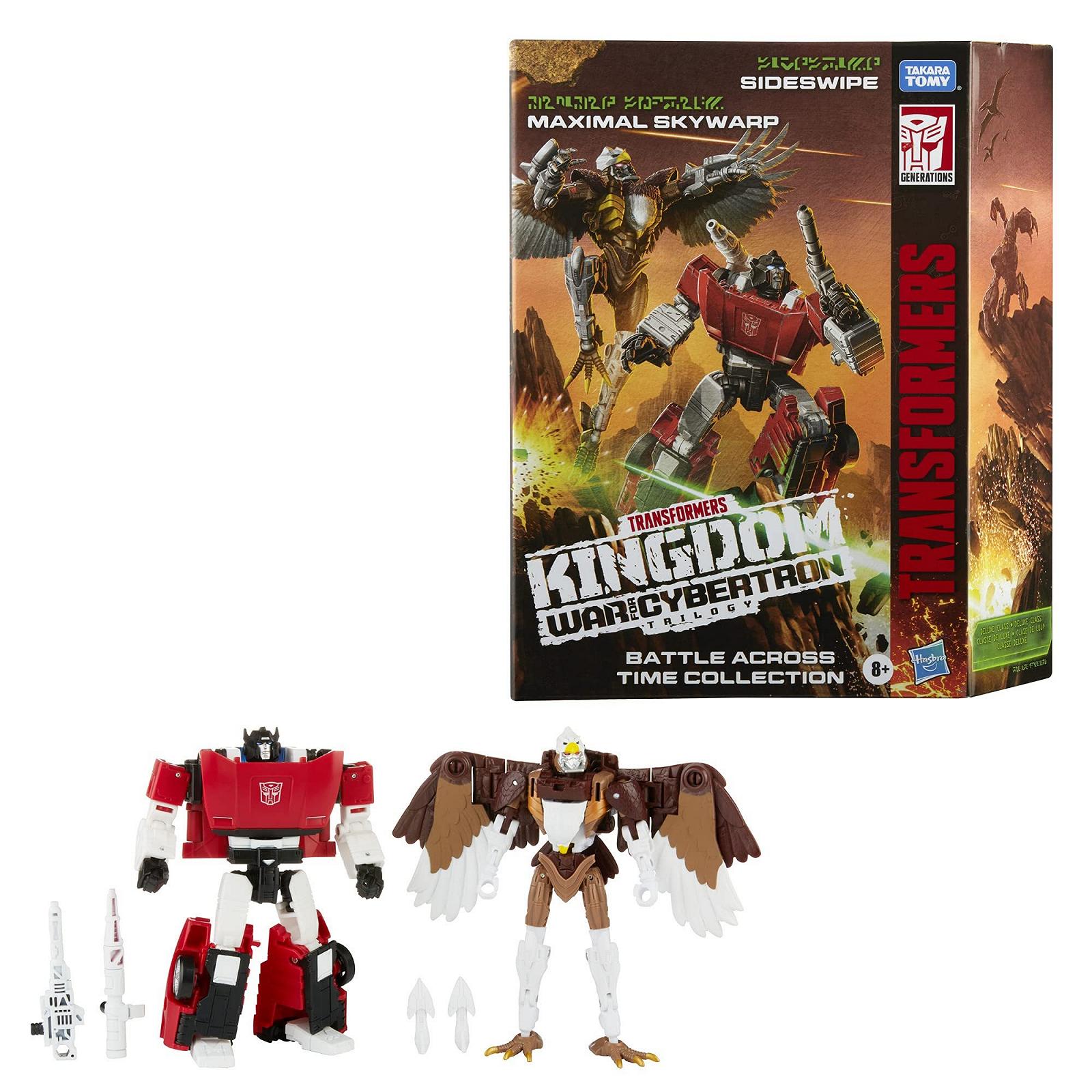 Трансформер Sideswipe, Skywarp Cерія Kingdom Battle Across Time Deluxe Class WFC-K42, 14 см, фото №13