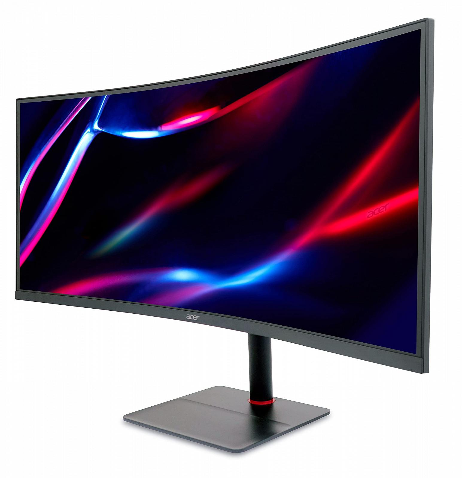 Монітор Acer Nitro XV345CURV Gaming 34 дюйми QHD 165Hz DP/Type-C 100Hz HDMI 1ms GTG HDR10 чорний, фото №3