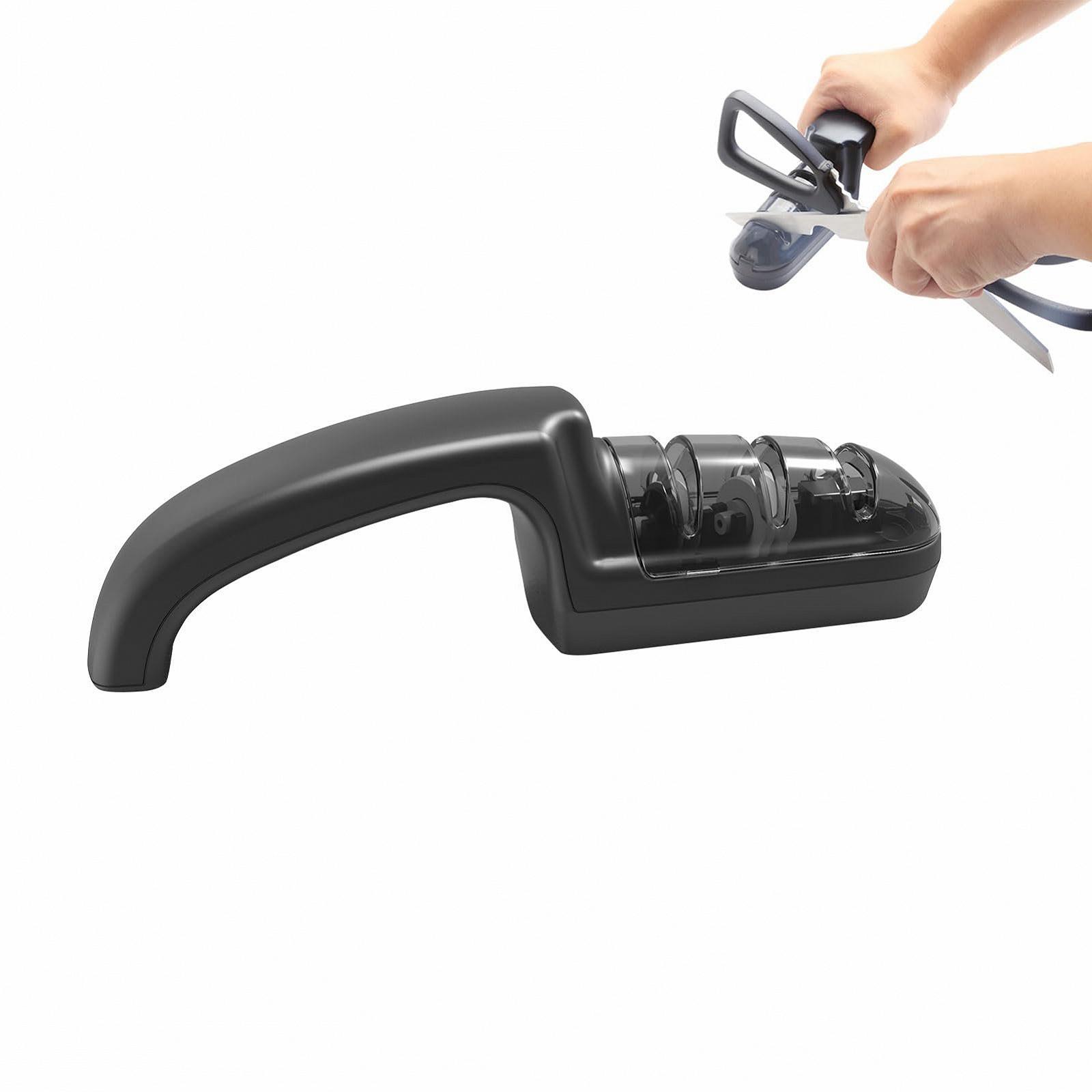 Точилка для ножей ручная Многофункциональная эргономичная с силиконовым основанием, фото №1