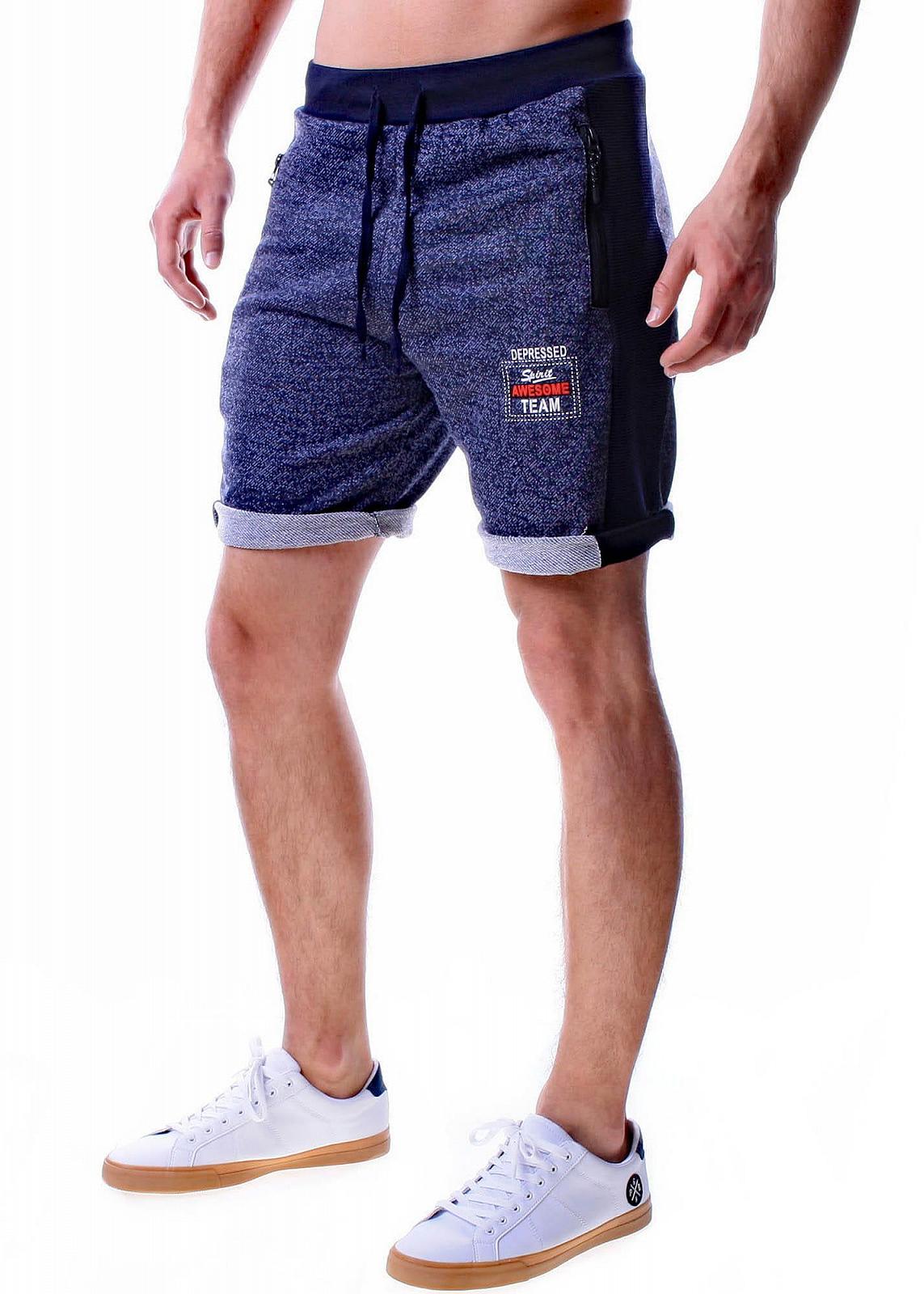 Шорты мужские Recea темно-синие укороченные, XL, фото №4 Шорты мужские Recea темно-синие укороченные, XL, фото №4