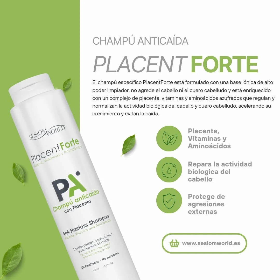 Засіб проти випадіння волосся Placent Forte 36 x 10мл + 1000мл, фото №4