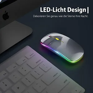 Миша Бездротова Перезаряджувана Світлодіодна Pasonomi для ПК, Тиха Бездротова з USB-приймачем Type C ціна на synthetic.ua - Фото 1 Миша Бездротова Перезаряджувана Світлодіодна Pasonomi для ПК, Тиха Бездротова з USB-приймачем Type C synthetic.ua - Фото 1