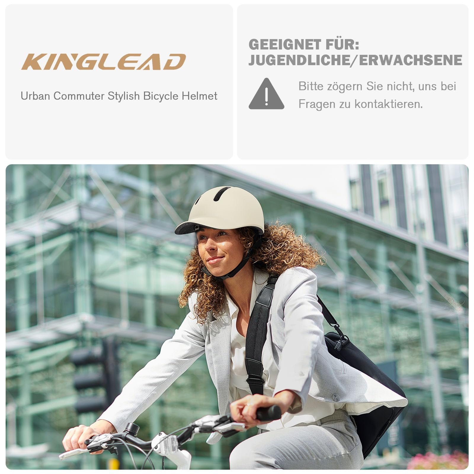 Шлем KINGLEAD Urban Commuter велосипедный регулируемый, фото №7