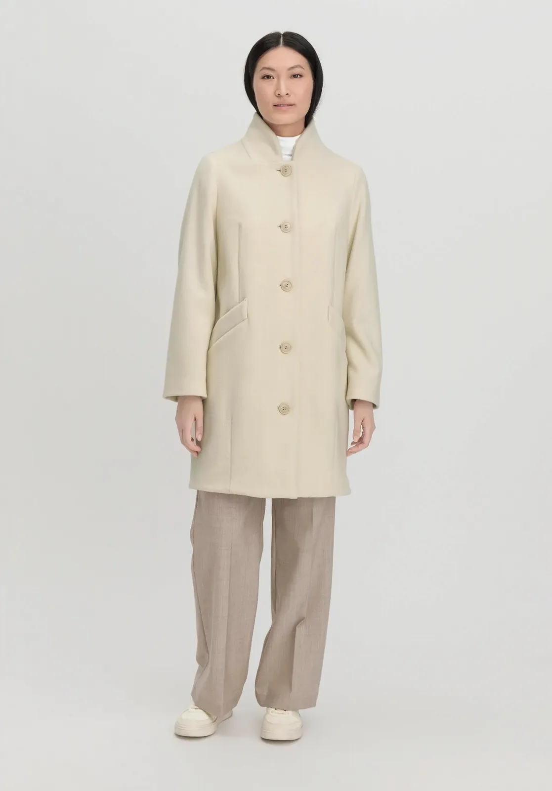 Пальто hessnatur Relaxed Жіноче з чистої органічної мериносової вовни, фото №7 Пальто hessnatur Relaxed Жіноче з чистої органічної мериносової вовни, фото №7