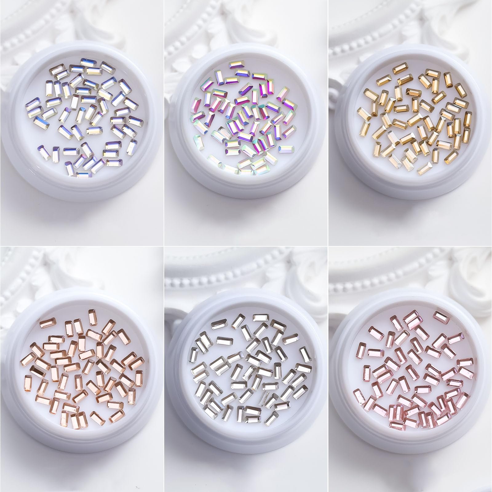 Стрази Прозорий Кристал Діамантовий Дизайн 50 шт., фото №4