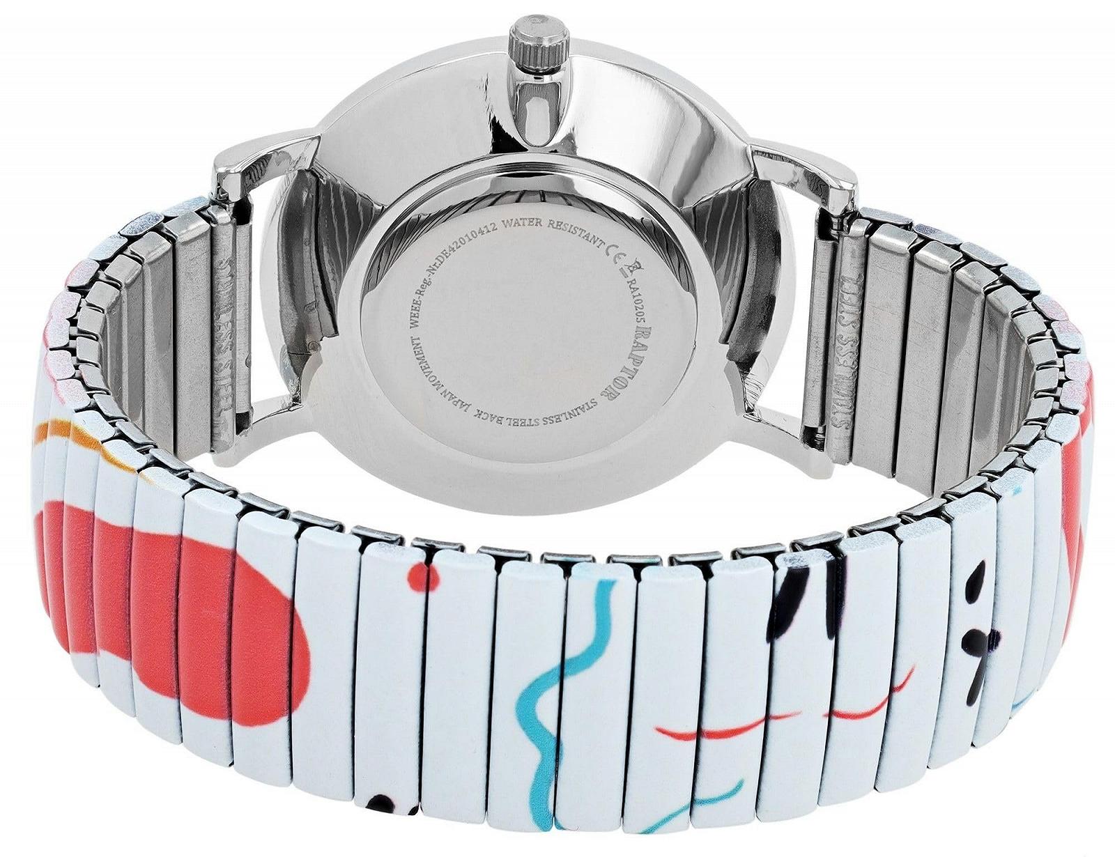 Женские часы Аналоговые Кварцевые Raptor Colourful Edition RA10205 Белый/разноцветный, фото №3 Женские часы Аналоговые Кварцевые Raptor Colourful Edition RA10205 Белый/разноцветный, фото №3