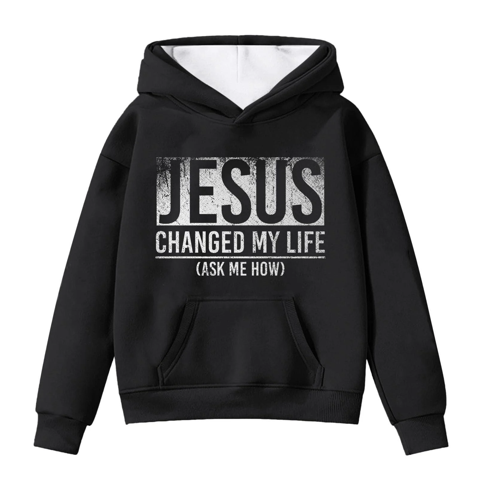 Худи для девочки с длинными рукавами, с капюшоном, с принтом, с нагрудным карманом, из мягкого флиса, размер 140, подходит для осени и зимы, для отдыха, фото №1