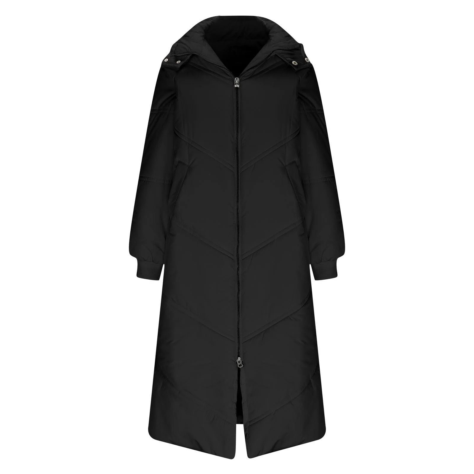 Пальто Battnot Зимове Тепле стьобане Довге Водонепроникне, фото №3