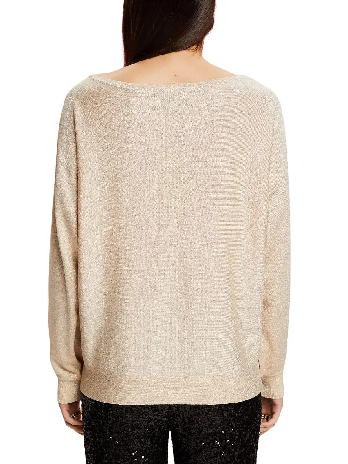 Джемпер ESPRIT LENZING ECOVERO Bat Sleeve Glitter Effect, фото №2 Джемпер ESPRIT LENZING ECOVERO Bat Sleeve Glitter Effect, фото №2