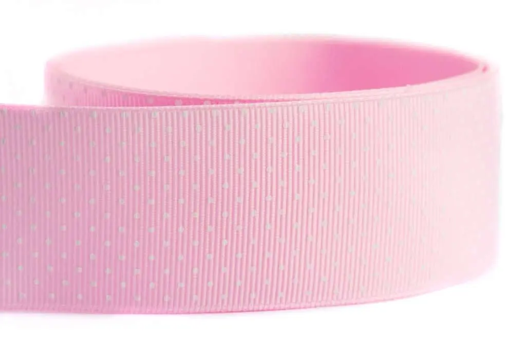 Лента репсовая Лентомания 40мм розовая в мелкий горох (GRSGRN40-PNKDT), фото №1 Лента репсовая Лентомания 40мм розовая в мелкий горох (GRSGRN40-PNKDT), фото №1