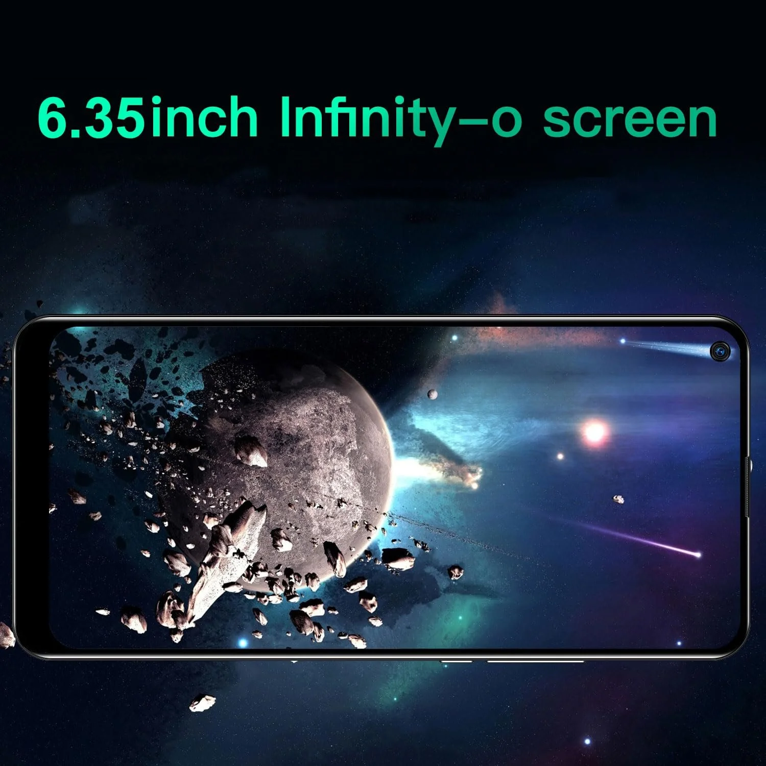 Смартфон Unlock Phone 6.56 дюйма 2 GB RAM 32 GB ROM 3G 4-Core Темний, фото №2