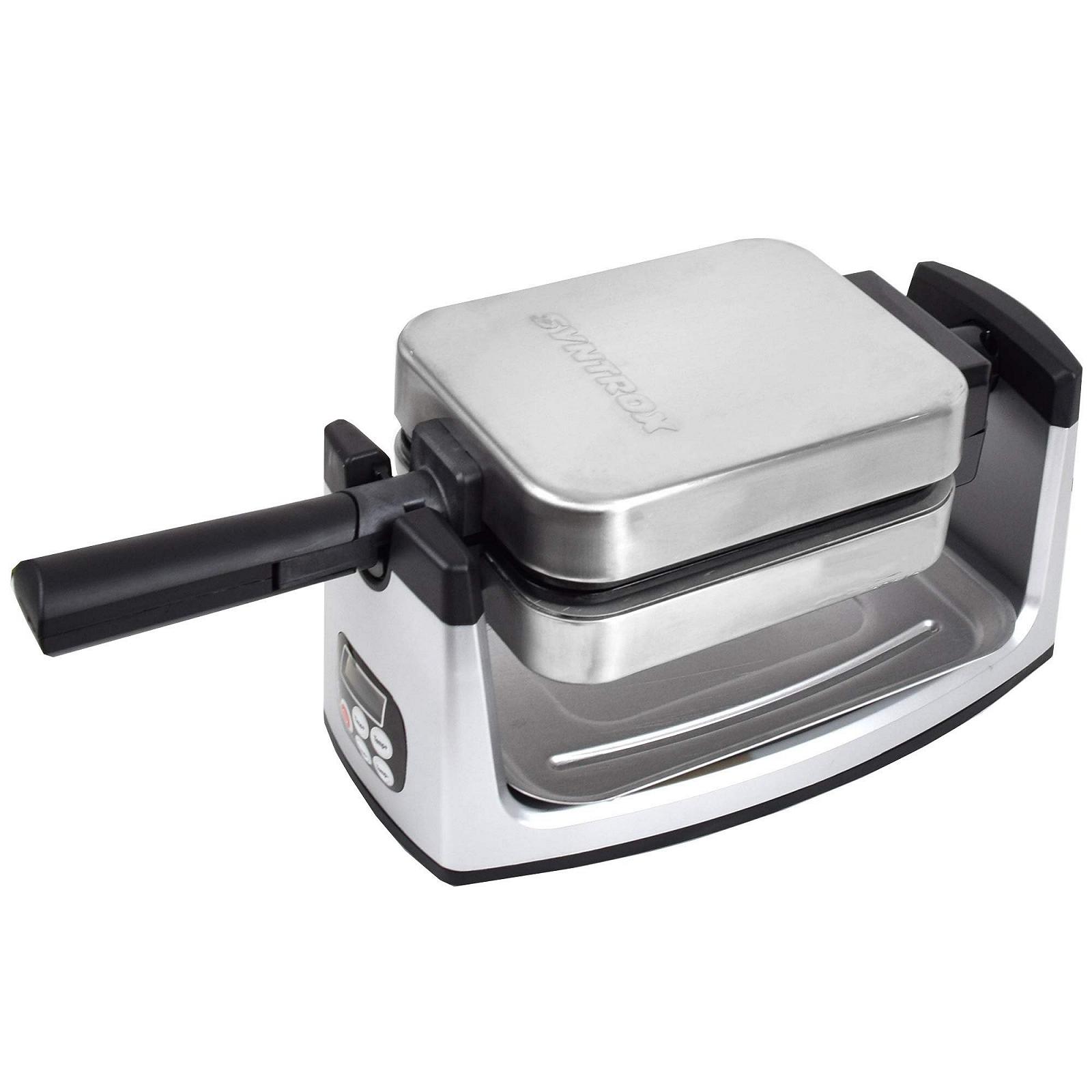 Вафельница Syntrox Germany Chef Maker 200 Degree rotatable Digital из нержавеющей стали, фото №6