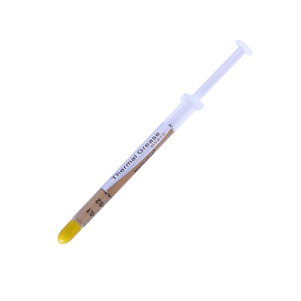 Паста термопровідна HY-610 3g шприц Gold 3,05W / m-K 0.073  C-in² W 30 280 В'язкість 1K cPs OEM Q20, фото №1