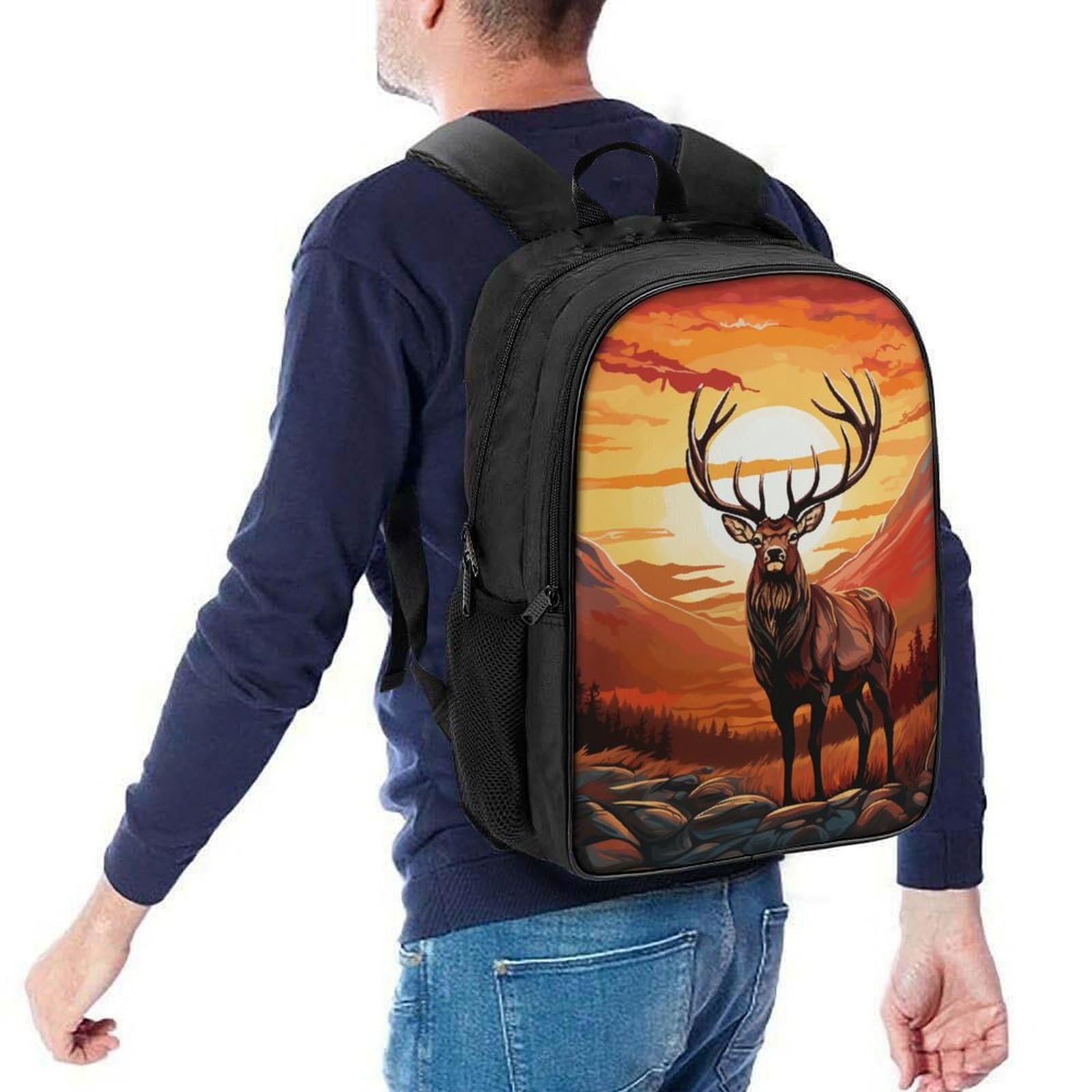 Школьный рюкзак MXRMXR Deer 40x28x16см, фото №5