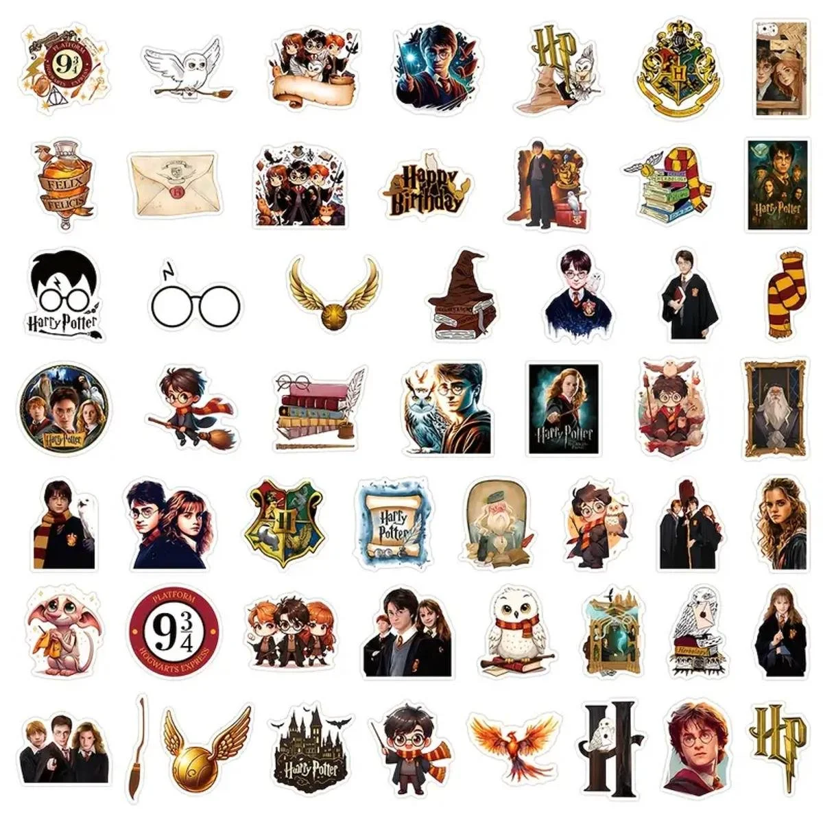 Стикеры Гарри Поттер Harry Potter стикерпак наклейки набор наклейок 53 шт, фото №3 Стикеры Гарри Поттер Harry Potter стикерпак наклейки набор наклейок 53 шт, фото №3