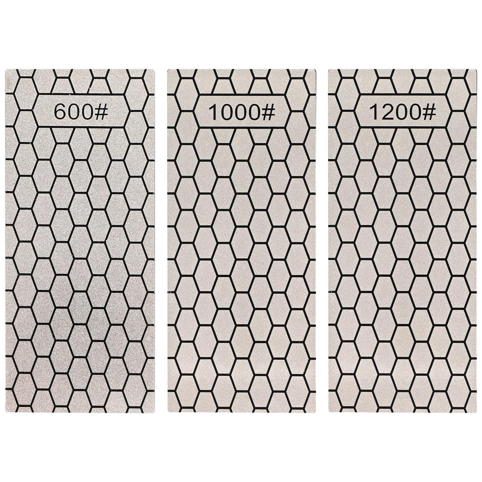 Набор точильных камней Cabilock алмазных 600/1000/1200 грит 3 шт с нескользящим основанием, фото №1 Набор точильных камней Cabilock алмазных 600/1000/1200 грит 3 шт с нескользящим основанием, фото №1