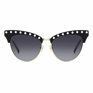 Сонцезахисні окуляри Kate Spade Alvi/G/S/Pearl Жіночі Чорний, 52 synthetic.ua - Фото 1