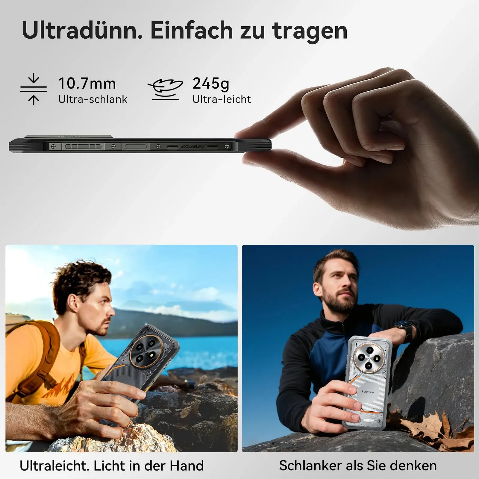 Смартфон Blackview FORT 2 24 ГБ + 256 ГБ 6.56 дюйма 90 Гц 16 Мп IP69K Android 15, фото №2