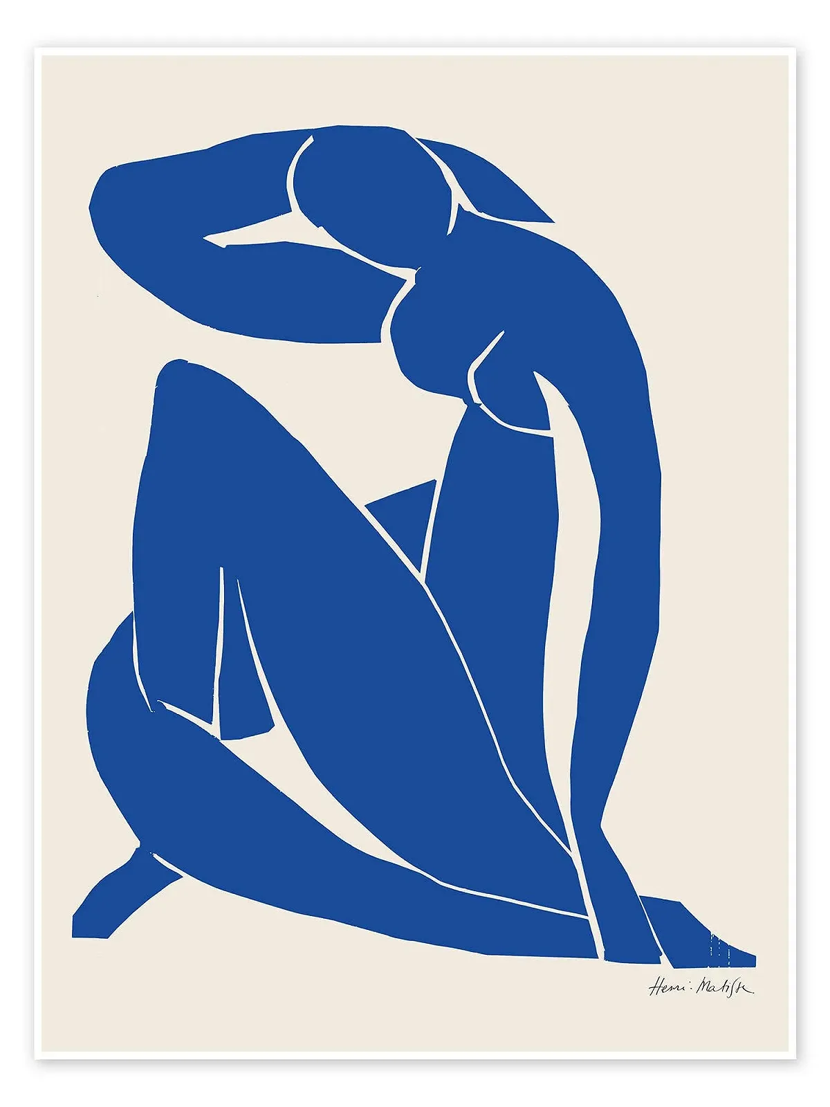 Постер Henri Matisse Blue Nude 60 x 80 см Синий, фото №1 Постер Henri Matisse Blue Nude 60 x 80 см Синий, фото №1