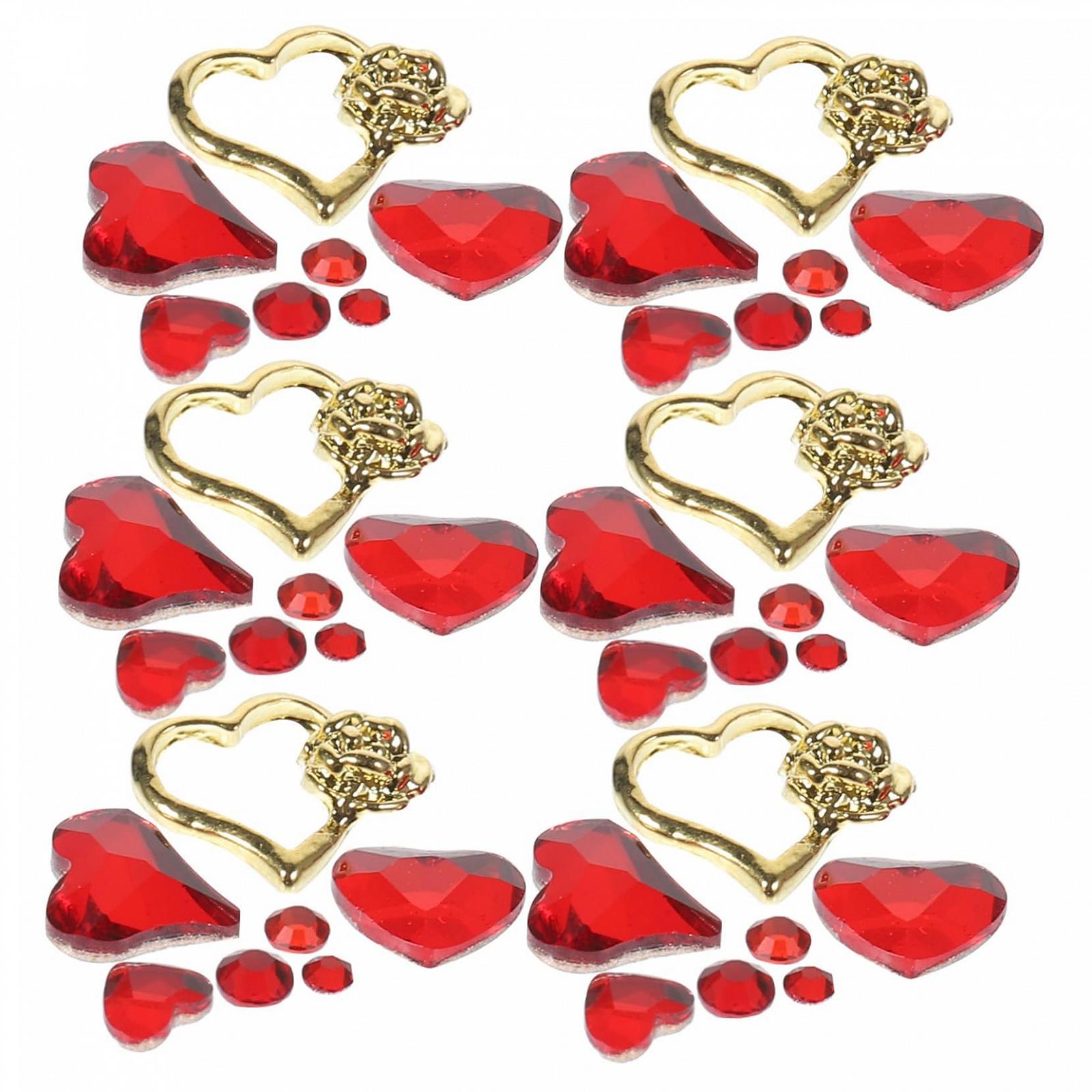 Украшения для ногтей Сердце, сплав, бриллиант, плоская задняя часть, 3D, для Дня Святого Валентина, фото №1 Украшения для ногтей Сердце, сплав, бриллиант, плоская задняя часть, 3D, для Дня Святого Валентина, фото №1